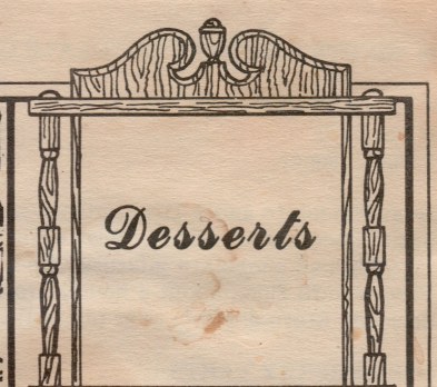 Desserts